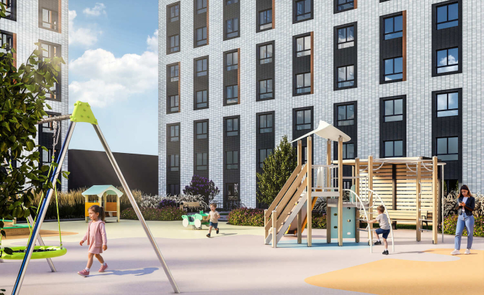 Современная детская площадка